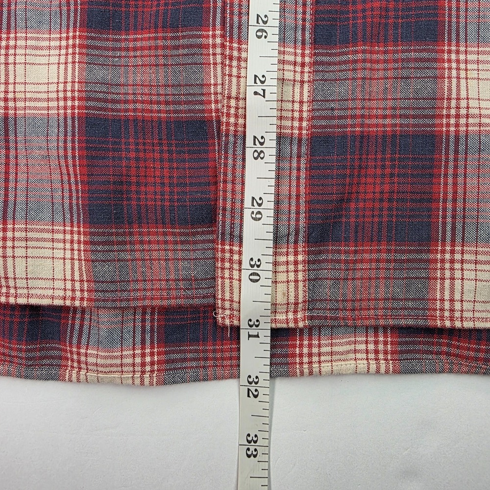 Polo Ralph Lauren US Naval Reserve Flannel Shirt Plaid Mens L - Picture 8 of 9